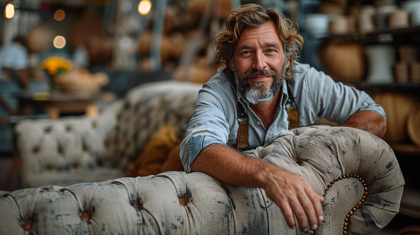 Замена обивки дивана